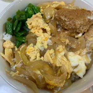 人数の多いときに。フライパンでかつ丼！